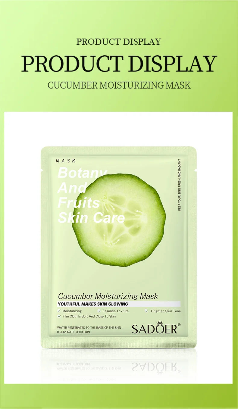 8pcs Natural Plant Face Masks