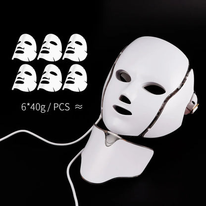 7 Colors LED Facial Mask