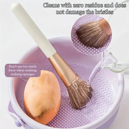 3-in-1 Silicone Makeup Brush Cleaner