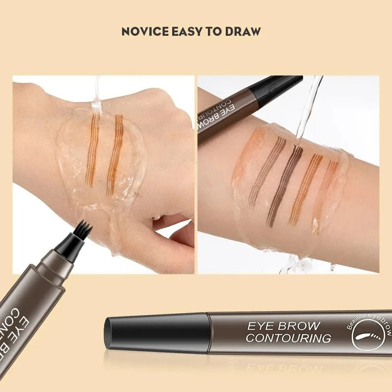 4-Point Waterproof Eyebrow Pencil