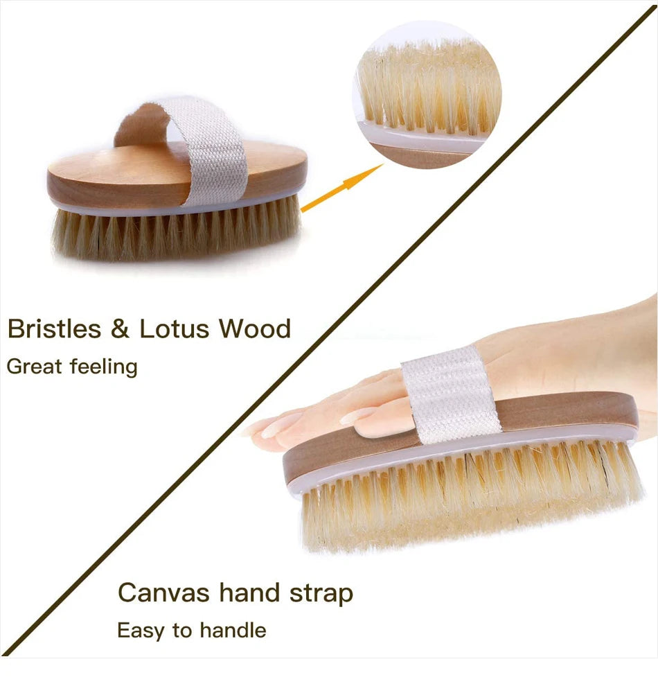 Wooden Body Massage Brush