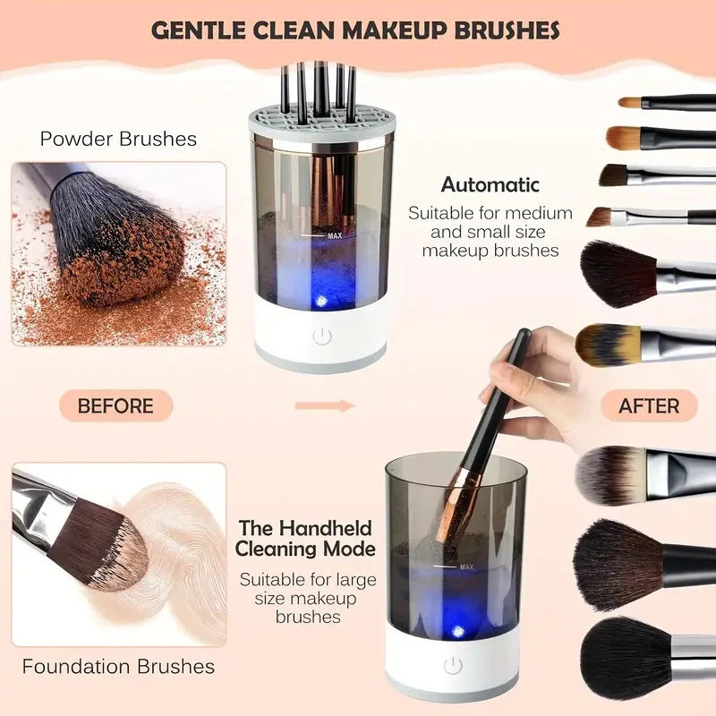 Portable USB Makeup Brush Cleaner