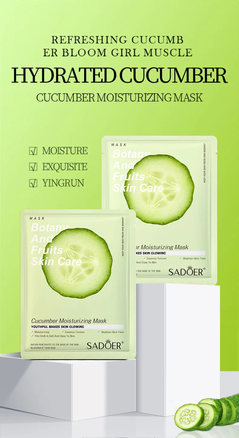 8pcs Natural Plant Face Masks