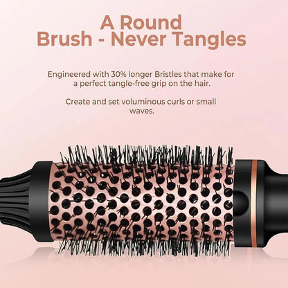 Ceramic Heated Hair Curling Brush