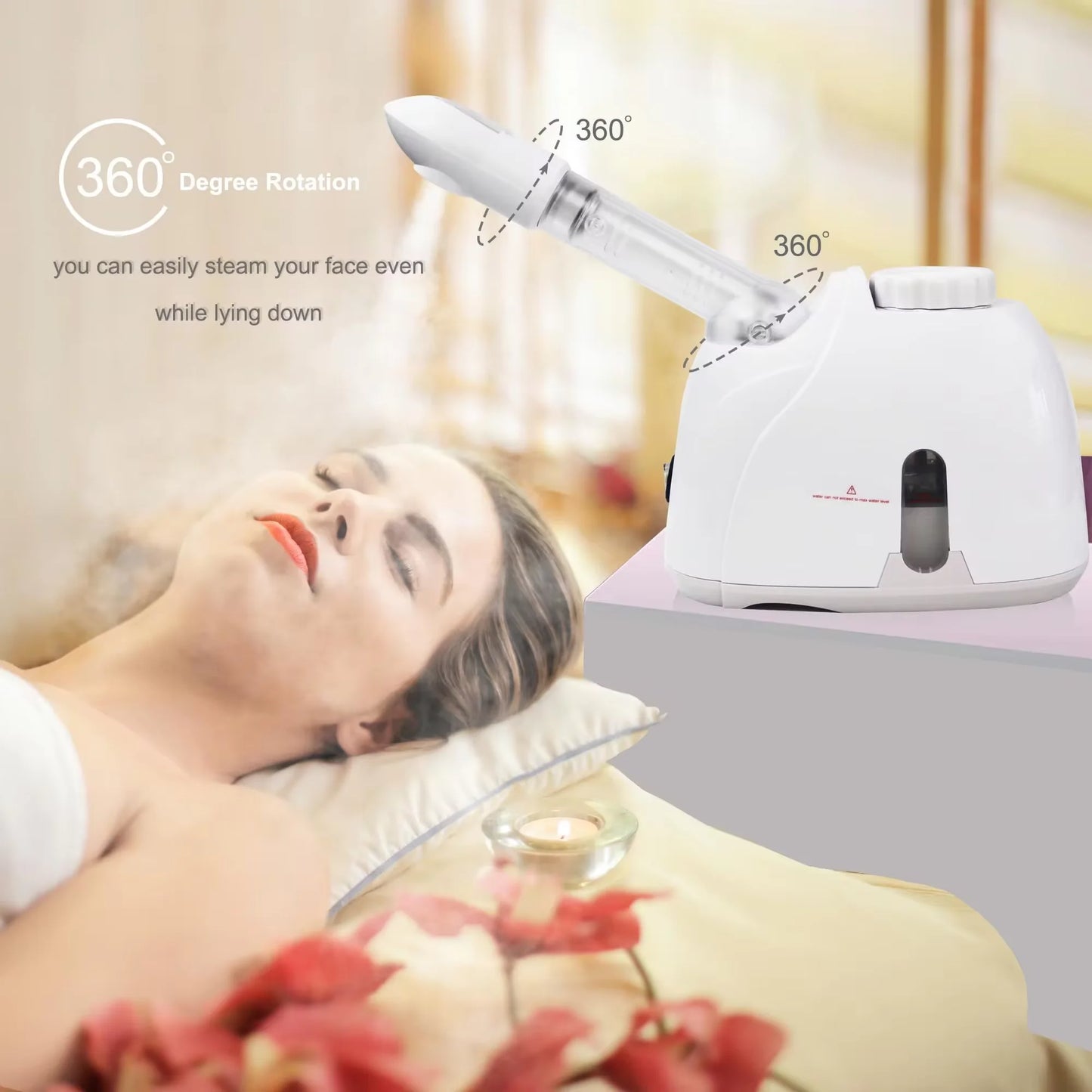 Hydrating Face Steamer for Deep Cleansing