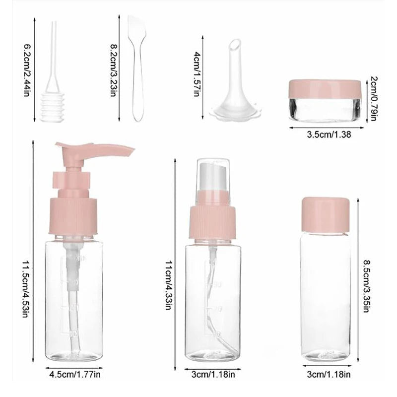 Travel Refillable Bottle Kit