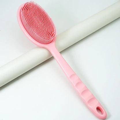 Soft Back Scrub Brush with Handle