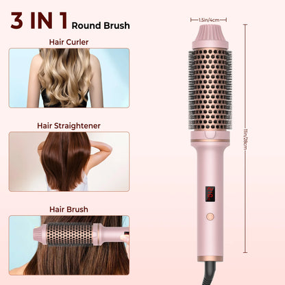 Ceramic Heated Hair Curling Brush