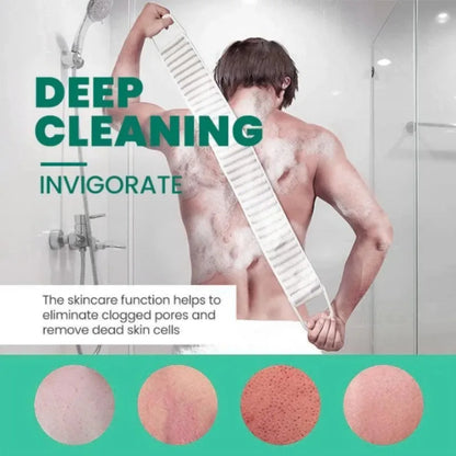 Exfoliating Back Scrubber Bath Belt