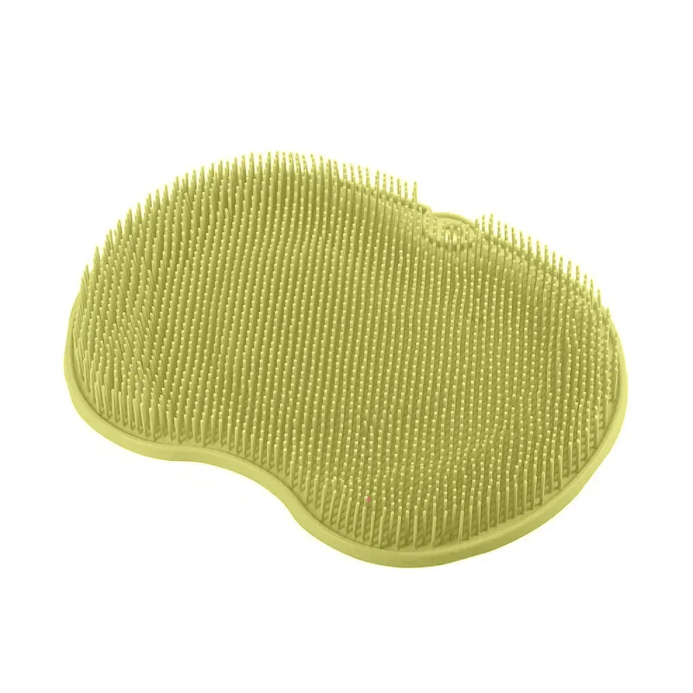 Exfoliating Shower Scraper and Non-Slip Bath Mat Brush