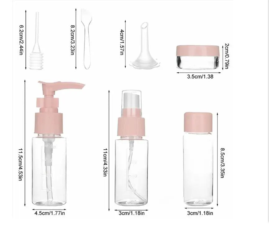 Travel Refillable Bottle Kit