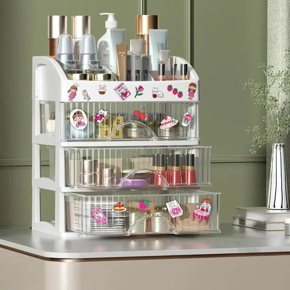 Multi-Layer Jewelry and Makeup Storage Box