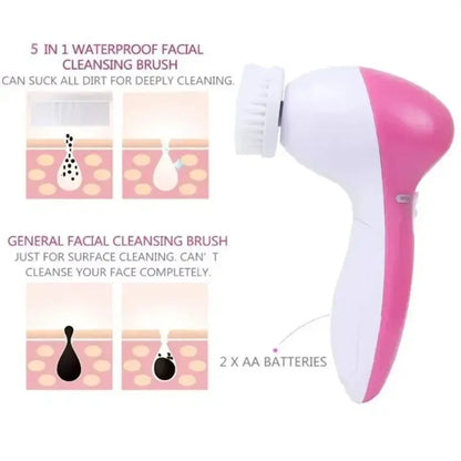 5-in-1 Electric Facial Cleaner