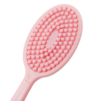 Soft Back Scrub Brush with Handle