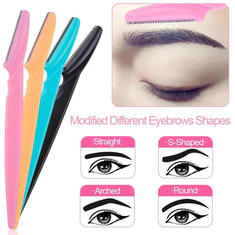 10Pcs Eyebrow Trimmer Blades