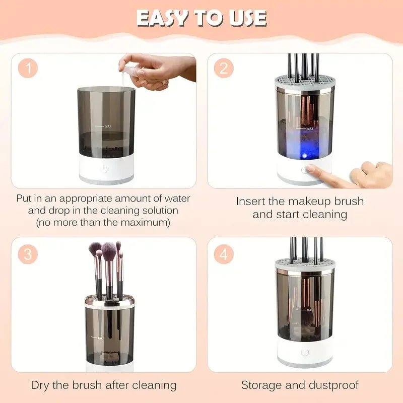 Portable USB Makeup Brush Cleaner