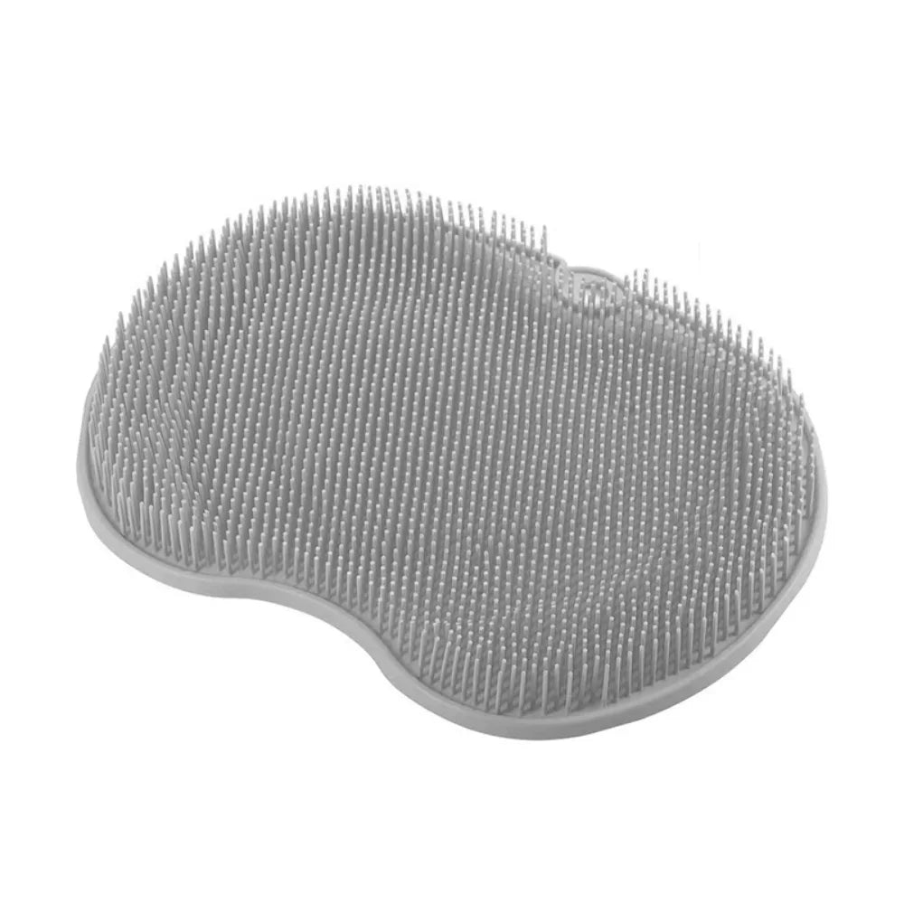 Exfoliating Shower Scraper and Non-Slip Bath Mat Brush