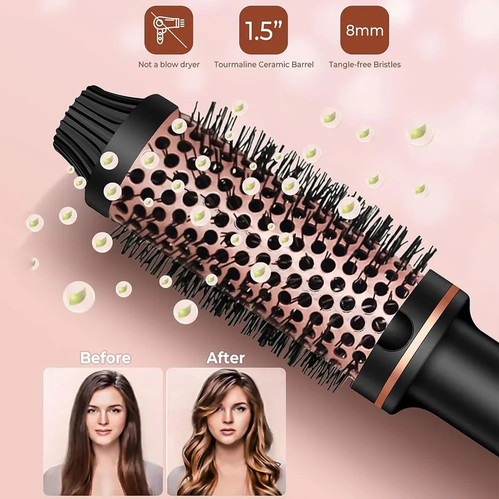 Ceramic Heated Hair Curling Brush