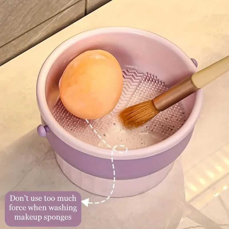 3-in-1 Silicone Makeup Brush Cleaner